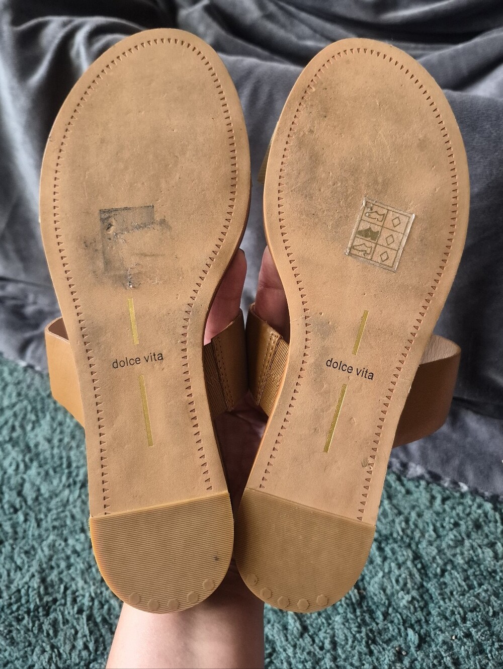 Dolce Vita Brown Tan Sandals 8.5 - Picture 10 of 12